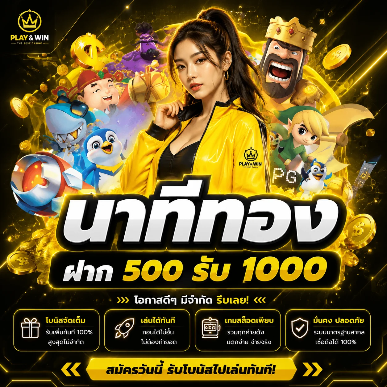 ไอคอนกระเป๋าเงินและธนาคารแสดงระบบฝากถอนออโต้ของ TKB247